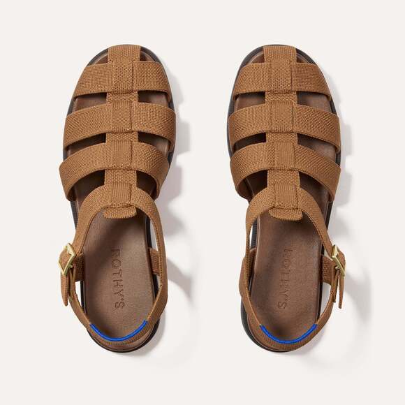 Rothy's Shoes - Rothy's The Fisherman Sandal - Pecan Size 10.5